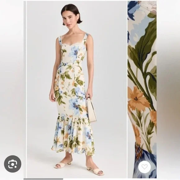 Reformation Irisa Dress - Botanist - Picture 8 of 10